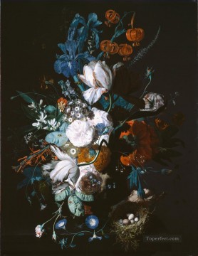  Huysum Pintura al %C3%B3leo - Jarrón con flores Jan van Huysum